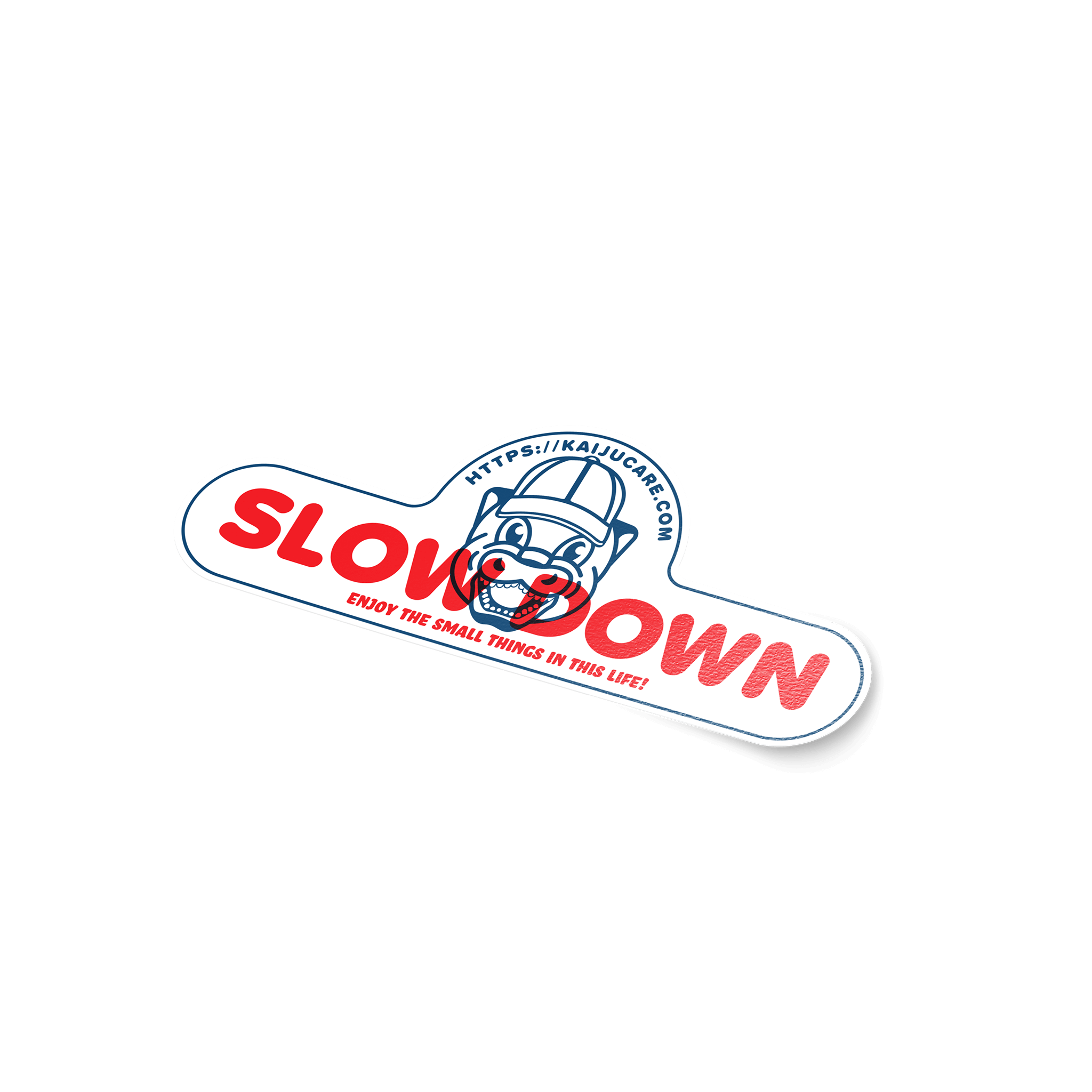 Slow Down Slap Sticker