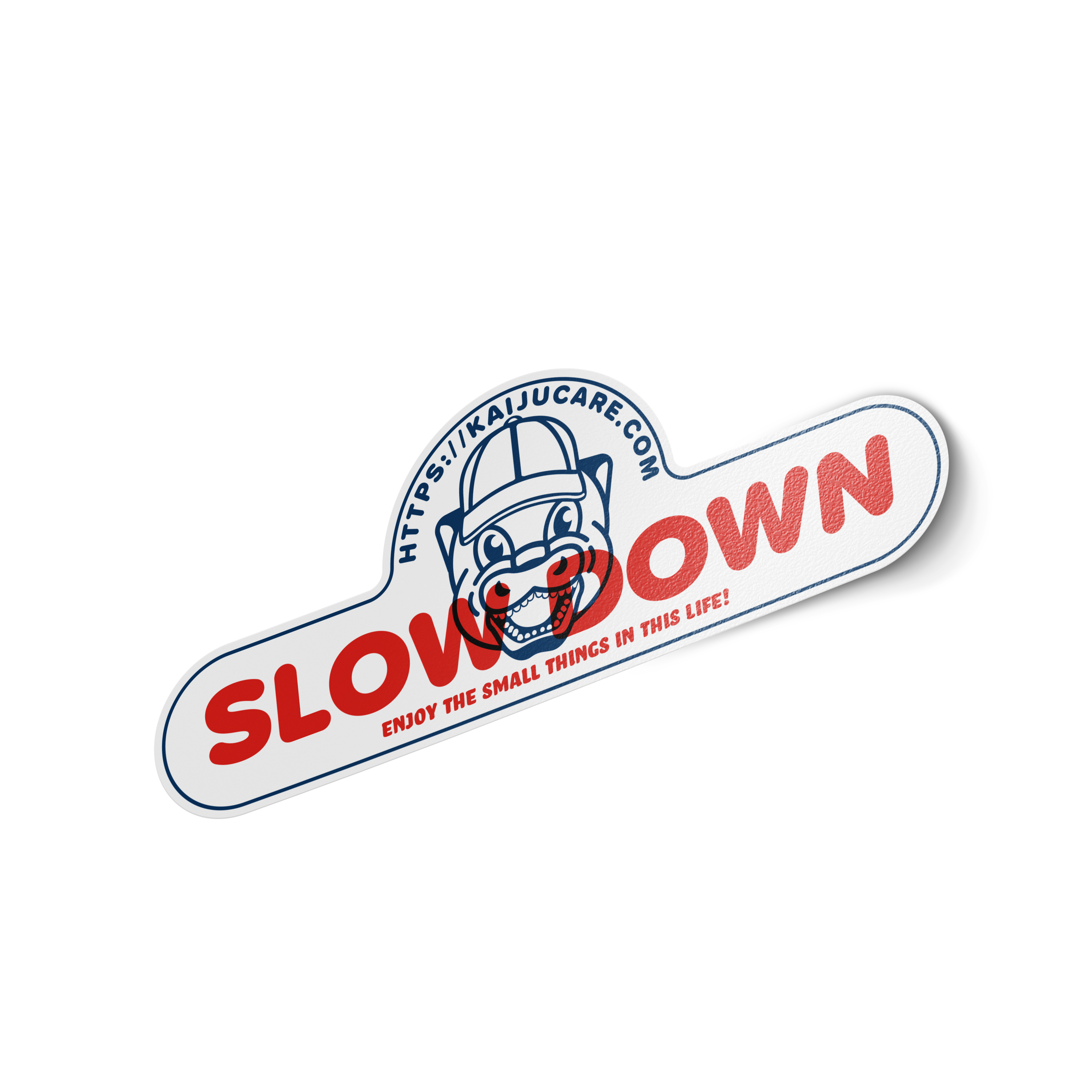 Slow Down Slap Sticker